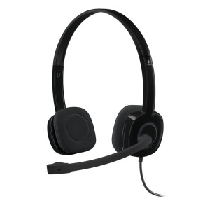 Logitech H151  Bedrade On-ear Headset  3.5mm  Zwart