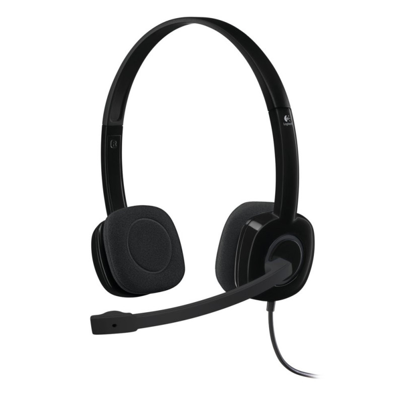 Logitech H151  Bedrade On-ear Headset  3.5mm  Zwart