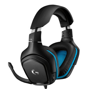 Logitech G432  Bedrade Over-ear Gaming Headset 3.5mm Connector  7.1 Surround  Zwart/Blauw