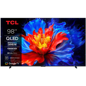 TCL 98P89K  98 4K Ultra HD QLED DLED Smart TV  Dolby Vision  HDR10  144Hz (2025)
