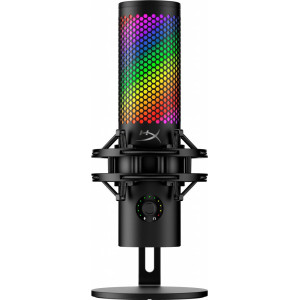 HyperX QuadCast S  USB Microfoon  RGB Verlichting  Tafelmicrofoon  Zwart