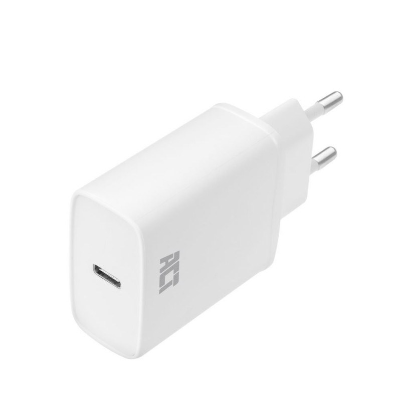 ACT AC2100  USB-C Universele Oplader voor Mobiele Apparaten 20W  Wit