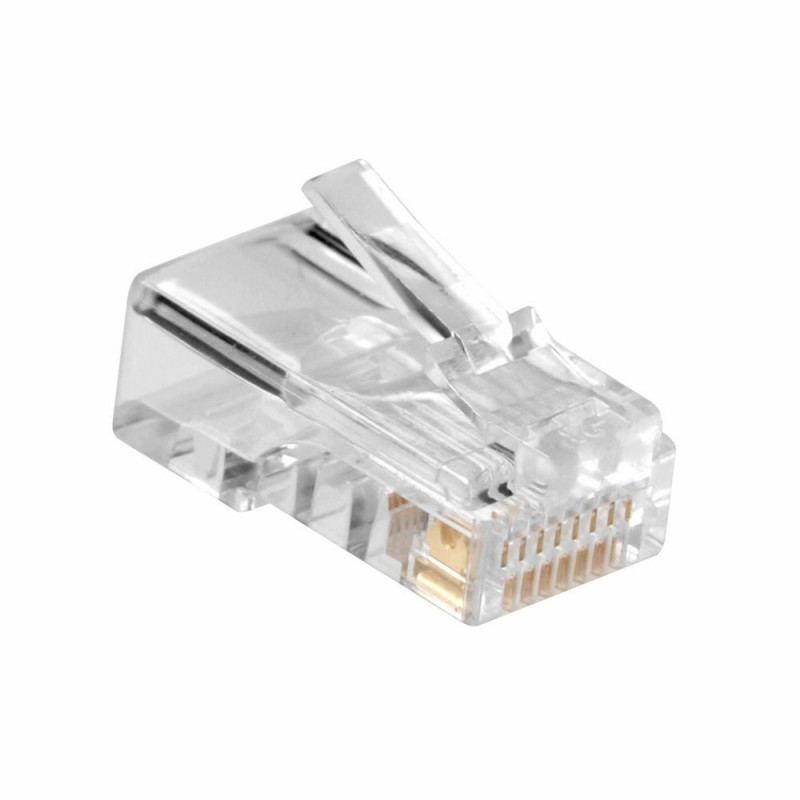 ACT AC4110 kabelconnector RJ45  Zilver Transparant  10 Stuks