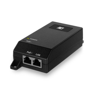 ACT AC4438  Gigabit PoE Injector  30W  IEEE 802.3af/at  1x LAN