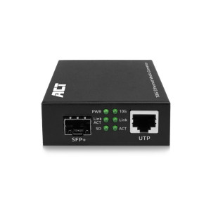 ACT AC4455  10G Media Converter  10000 Mbit/s  Multimode/Single-mode  Zwart