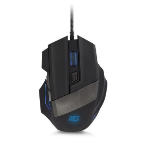ACT AC5000  Bedrade Gaming Muis  Rechtshandig  USB-A  3200 DPI  Zwart
