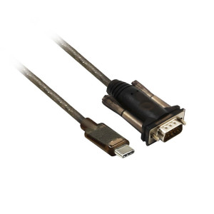 ACT AC6002  Serile Kabel  USB-C naar DB-9  15 m  Zwart