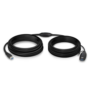 ACT AC6110  USB 2.0 Booster  10m  Zwart