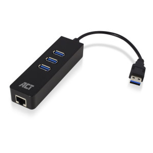 ACT AC6310  USB 3.2 Gen 1 Interface Hub  Type-A  5 Gbps  Zwart