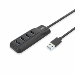ACT AC6320  USB 3.2 Gen 1 Interface Hub  Type-A  5 Gbps  Zwart