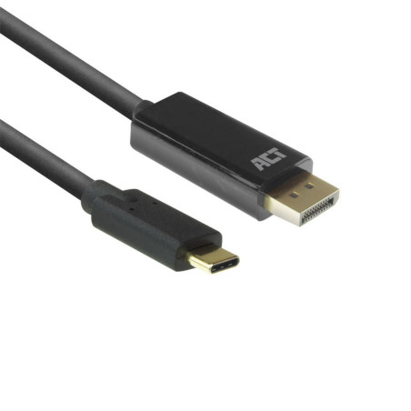 ACT AC7325  USB-C naar DisplayPort Kabel  2 m  Zwart