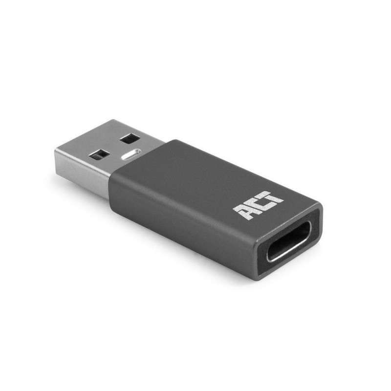 AC7375 ACT kabel-tussenstuk  USB-C naar USB-A  Grijs