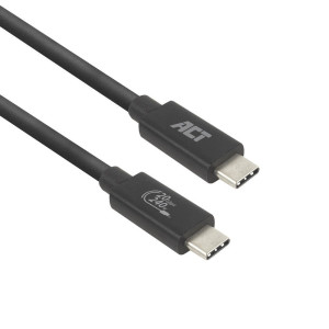 ACT AC7430  USB4  20Gbps  240W  USB-C naar USB-C  1m  Zwart