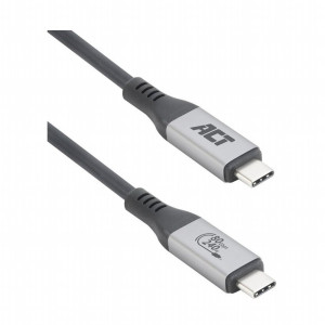 ACT AC7431  Thunderbolt 5 USB4 Kabel  USB-C naar USB-C  15 m  USB-IF gecertificeerd  Zwart