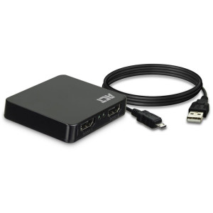 ACT AC7835  1x2 HDMI 1.4 Splitter  4K 30Hz  HDCP 1.4  USB-gevoed