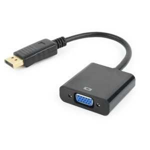 Gembird A-DPM-VGAF-02  DisplayPort naar VGA Adapter  Zwart