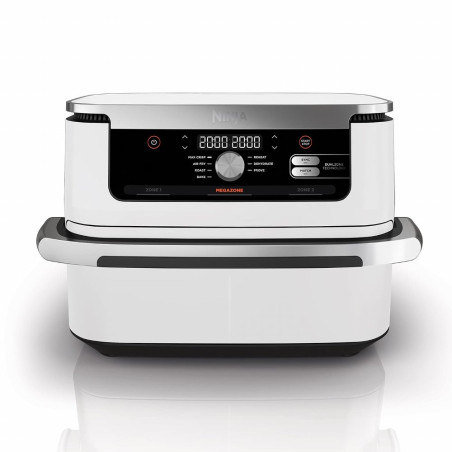 Ninja AF500EUWH Airfryer  Dubbele Mand  104 Liter  Vrijstaand  2470 Watt  Wit