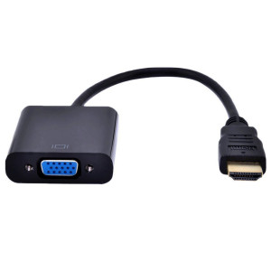 Gembird A-HDMI-VGA-04  HDMI naar VGA Adapter  015 m  Zwart