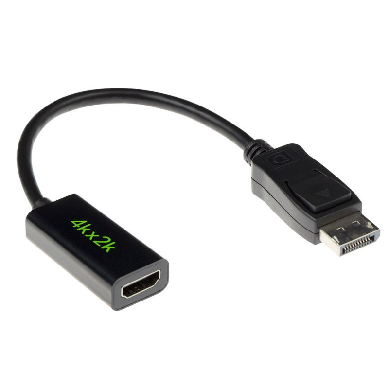 ACT AK3994  DisplayPort naar HDMI Adapter  Male - HDMI-A Female