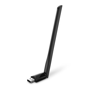 TP-Link Archer T2U Plus  Wi-Fi 5 USB-adapter  Dual-band 24 GHz (200 Mbps) / 5 GHz (433 Mbps)  5 dBi High-gain Antenne  USB