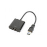 Gembird grafische adapter  USB naar HDMI  1920 x 1080 pixels  Zwart  A-USB3-HDMI-02