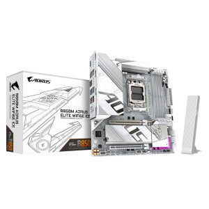 Gigabyte B850M AORUS ELITE WIFI6E ICE  Socket AM5  AMD B850  4xDDR5  Micro ATX  Moederbord