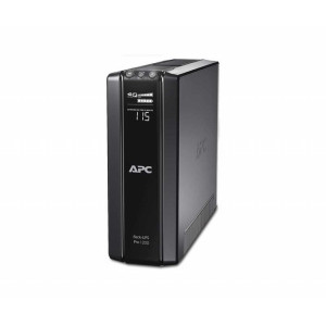 APC Back-UPS Pro BR1200G-FR  1200 VA  6 Franse/Belgische Stopcontacten (3 op Accu)  AVR Spanningstabilisatie  Bescherming t