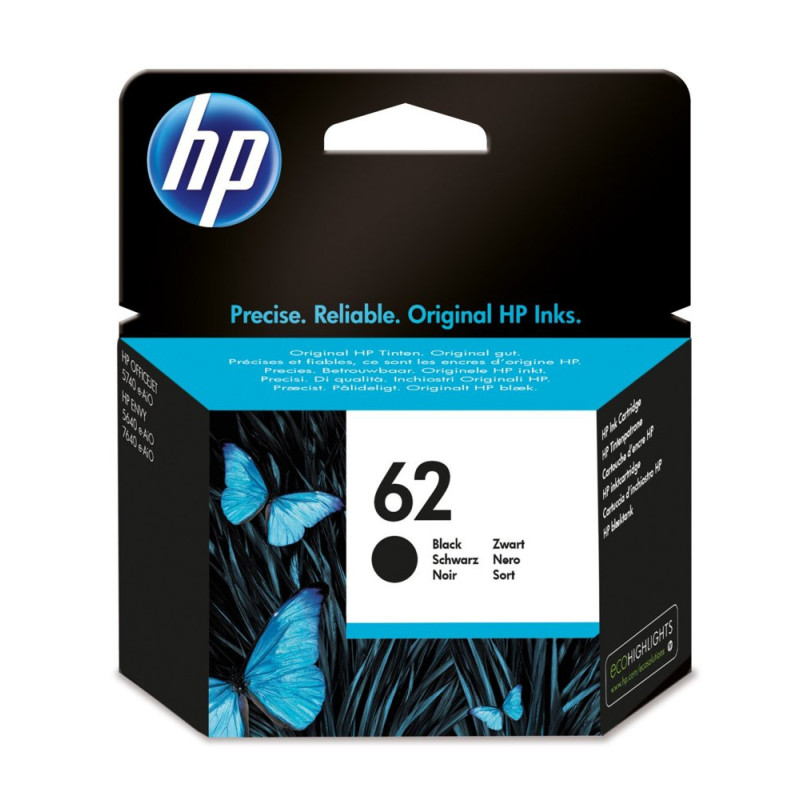 HP 62  Originele Zwarte Inktcartridge
