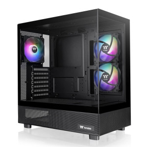 Thermaltake View 270 Plus TG ARGB  Mid Tower Case  Zwart (CA-1Y7-00M1WN-01)