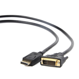 Gembird CC-DPM-DVIM-6  DisplayPort naar DVI Kabel  18 m  Zwart