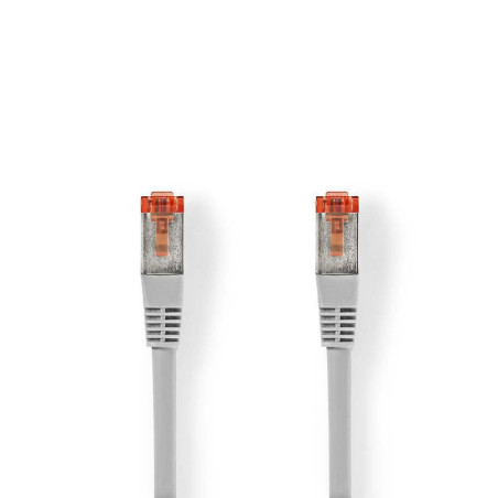 Nedis netwerkkabel  Cat6  S/FTP (S-STP)  5 m  Grijs  CCGB85221GY50