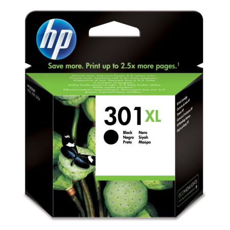HP 301XL  Originele High-Capacity Zwarte Inktcartridge