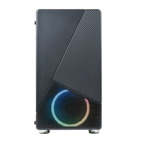 Azza Noir 130 RGB  Micro Tower Case  Zwart