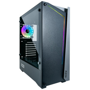 Azza Apollo 430 RGB  Midi Tower Case  Zwart