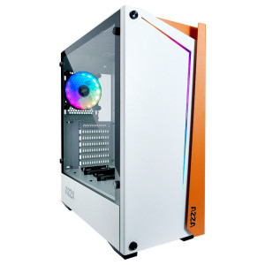 Azza Apollo 430 RGB  Midi Tower Case  Wit