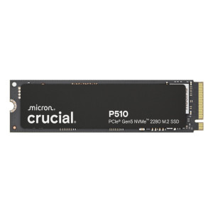 Crucial P510  2TB NVMe SSD  M.2  Gen5  11.700MB/s Lezen  9.500MB/s Schrijven