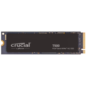 Crucial T500  2 TB NVMe SSD  M.2 Gen 4  7.400 MB/s Lezen  7.000 MB/s Schrijven