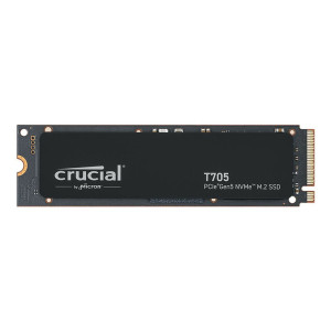 Crucial T705  4TB NVMe SSD  M.2 Gen5  14.100 MB/s Lezen  12.600 MB/s Schrijven