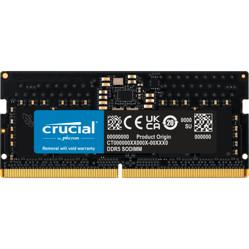 Crucial  1x8GB DDR5  5600MHz  SODIMM  CL46  Geheugenmodule  RAM