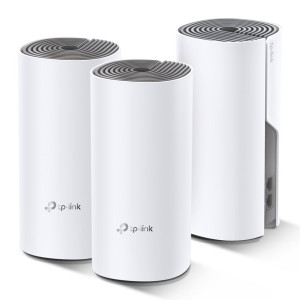 TP-Link Deco E4 (3-pack)  Dual-band WiFi 5 Mesh Router  Fast Ethernet  AC1200