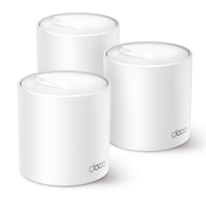 TP-Link Deco X50 (3-pack)  Dual-band WiFi 6 Mesh Router  Gigabit Ethernet  AX3000