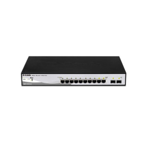 D-Link DGS-1210-10  10-poorts Gigabit Smart Switch  8 RJ45  2 SFP  VLAN/QoS  Web/CLI-beheer