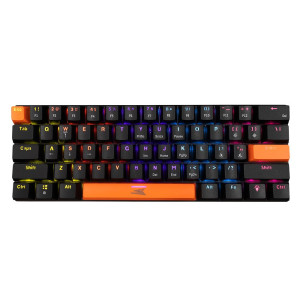 Baracuda DOLPHIN RGB 60  Bedraad Gaming Toetsenbord  Red Switches  Anti-Ghosting  QWERTY  Zwart
