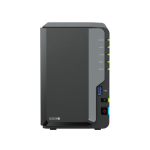 Synology DiskStation DS224 NAS  2 Drive Bays  Intel J4125  2x Gigabit Ethernet  Zwart