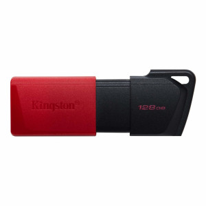 Kingston DataTraveler Exodia M  128GB USB-A 3.2 Flash Drive  Zwart/Rood