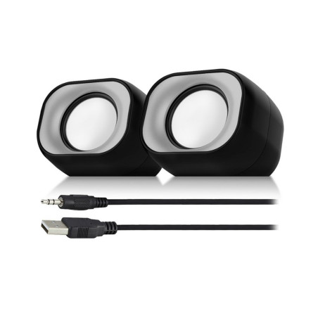 Eminent EM3513  2.0 Luidsprekerset  Compact Stereo Geluid  34W RMS