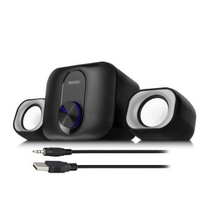 Eminent EM3515  2.1 Luidsprekerset  Heldere Geluidskwaliteit  40W RMS