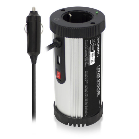 Eminent EM3995  Auto Omvormer Met USB-A  150 Watt