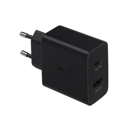 Samsung EP-TA220NBEGEU  Oplader 35W USB-A  USB-C  Zwart
