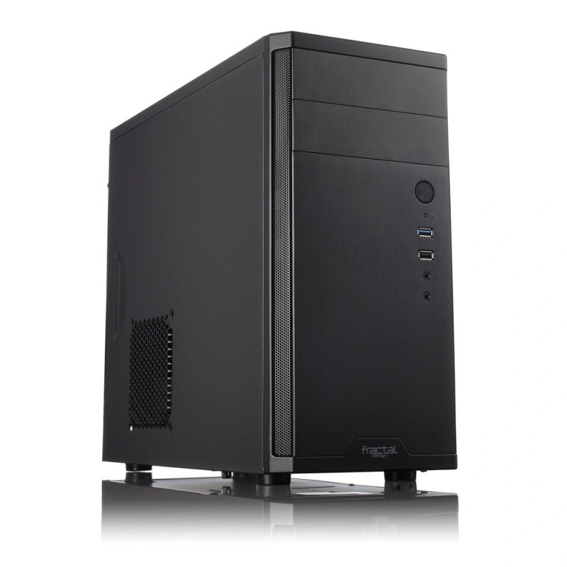 Fractal Design Core 1100  Mini Tower Behuizing  Zwart
